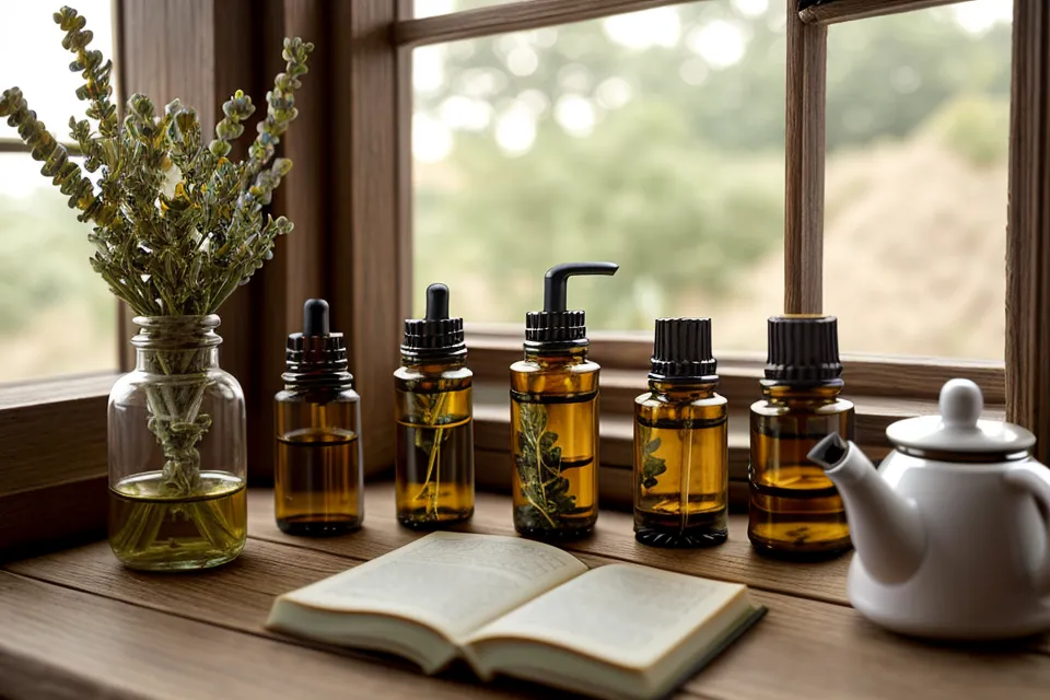 Une femme note ses observations dans un carnet de naturopathie débutante après une journée de bureau