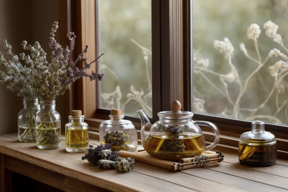 Feuilles de plantain lancéolé fraîches, infusion de naturopathie pour apaiser le rhume des foins au printemps