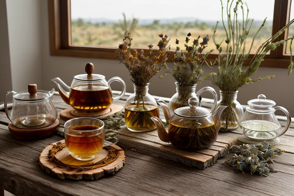 Flacon d'huile essentielle de gaulthérie et macérât d'arnica utilisés contre les tensions musculaires, sur une table en bois