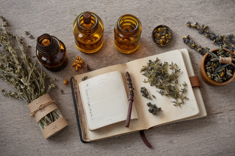 Petit pot de baume à lèvres maison terminé, prêt pour la routine d'aromathérapie d'automne et d'hiver