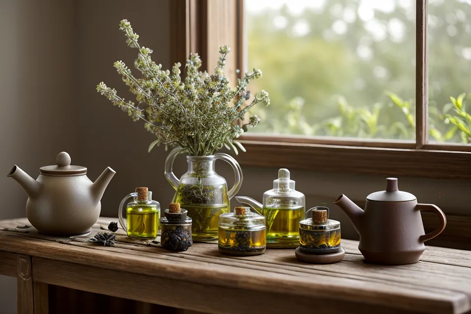Main écrivant dans un carnet de naturopathie, journal où je note mes remèdes naturels contre la fatigue et les aphtes.