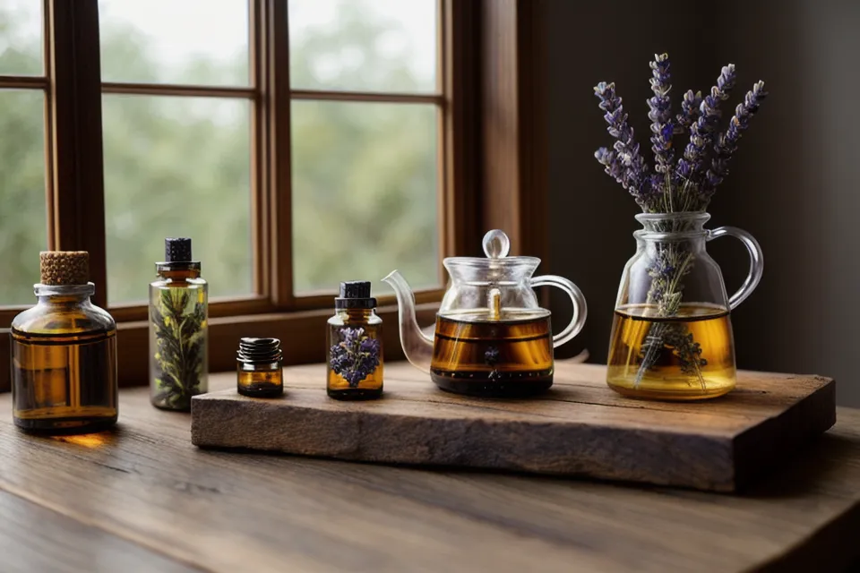 Peignoir et tisane après un bain détente, rituel bien-être au travail